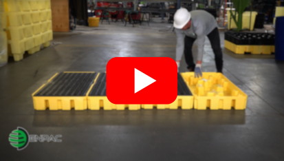 ENPAC Workstations - Contain Spills, Drips or Leaks from Drums and Pails