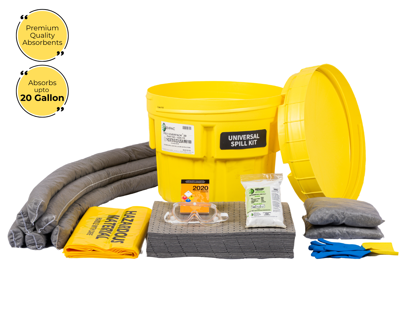 Universal Spill Kit in ENPAC Salvage Drum