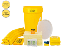 Chemical Spill Kit in ENPAC Overpack Drum for 55 Gallon