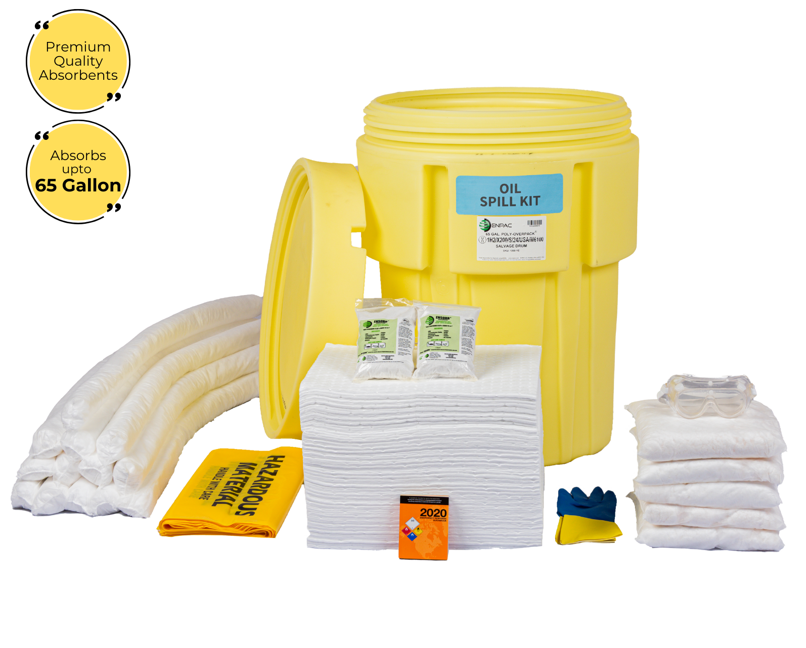 Oil Spill Kit in ENPAC Salvage Drum