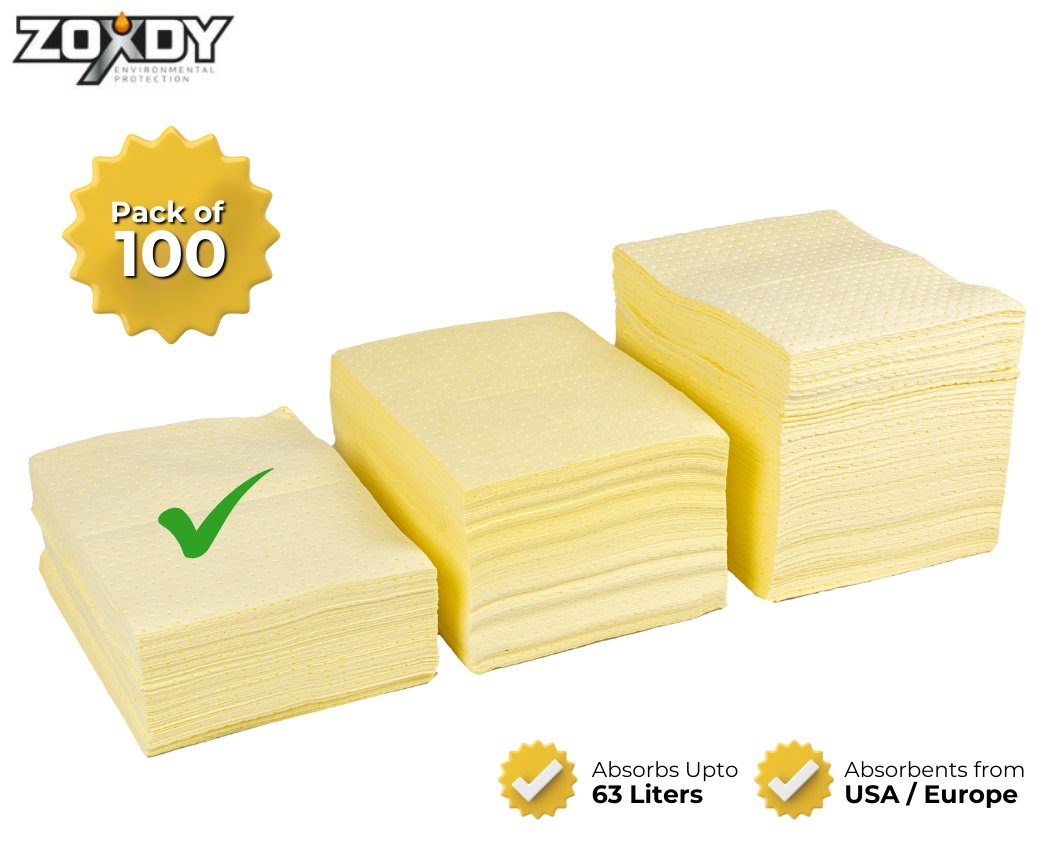 Lightweight Chemical Absorbent Pad, Bonded,