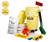 50 Gallon Wheeled Salvage Drum