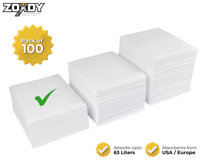 Lightweight Oil Absorbent Pad, Bonded,