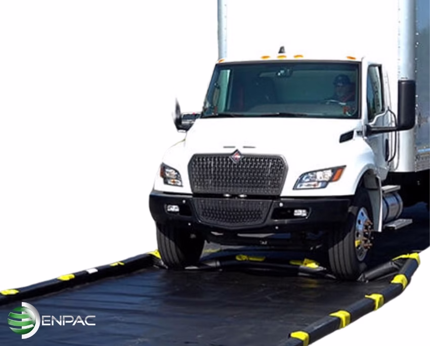 Snap-Foam Drive Through Spill Containment Berm (2)